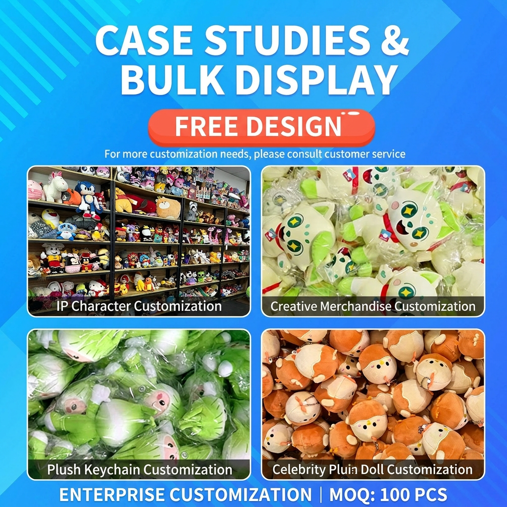 Bespoke Corporate Mascot Plush Doll High Quality Stuffed Animal Customized Character Toy for Business Opening Anniversary
