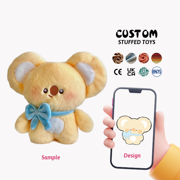 Personalized Custom Stuffed Doll Soft Short Plush Fabric Birthday Baby Shower Gift Non-toxic Custom Plush Toy