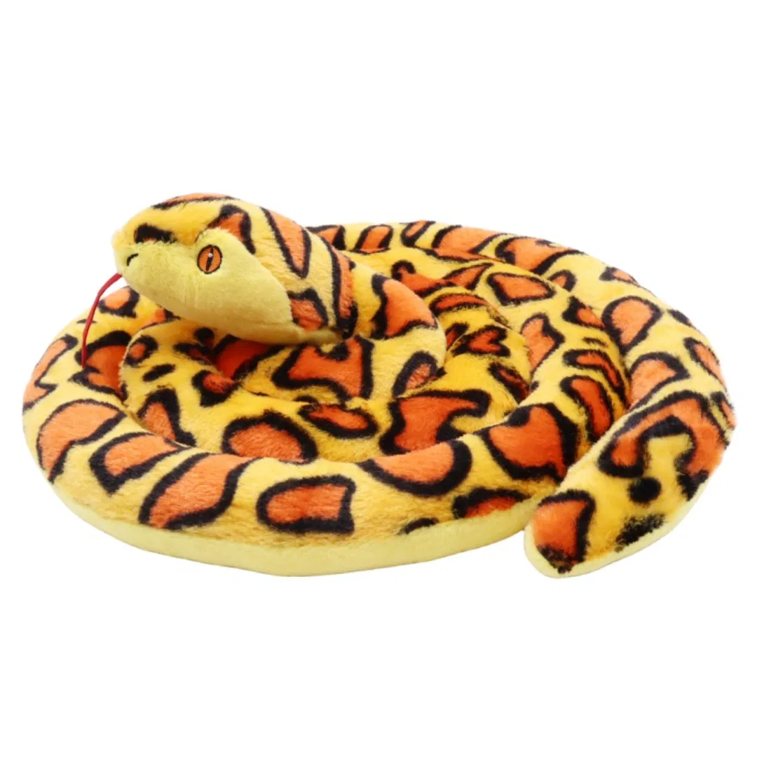 Amazon Hot Sale Giant Custom Lifelike Stuffed Animal Soft Plush Snake Toy