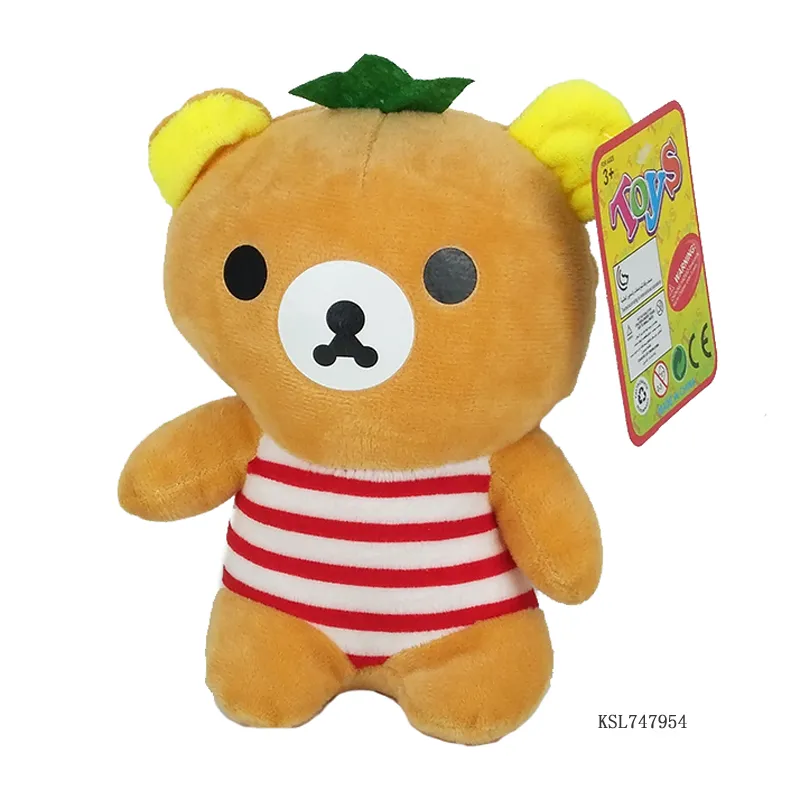 Factory Cheap Promotional Rilakkuma Stuffed Dolls Toy Cartoon Animals Soft Plush Doll Boys Girls Birthday Gift Plush Animal Toy