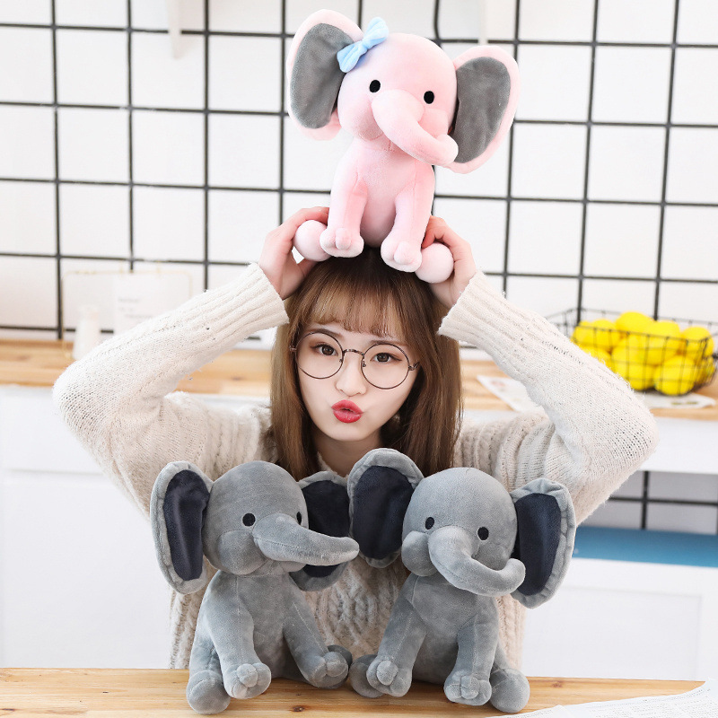 Nurse Elephant Plush Pillow Details