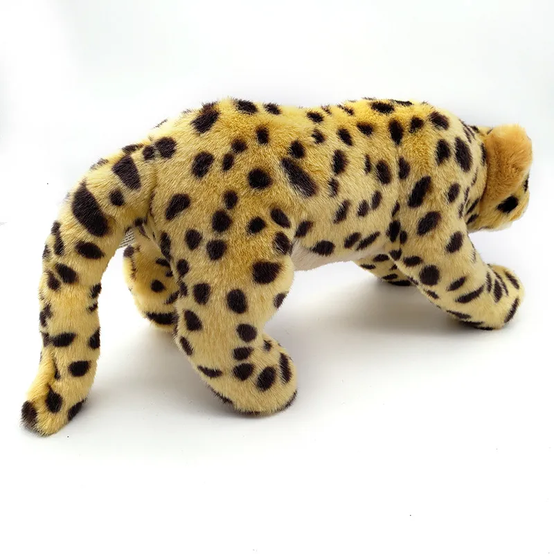 Creative Wholesale Custom Plush Stuffed Animal Simulated Leopard Toy for Kids
