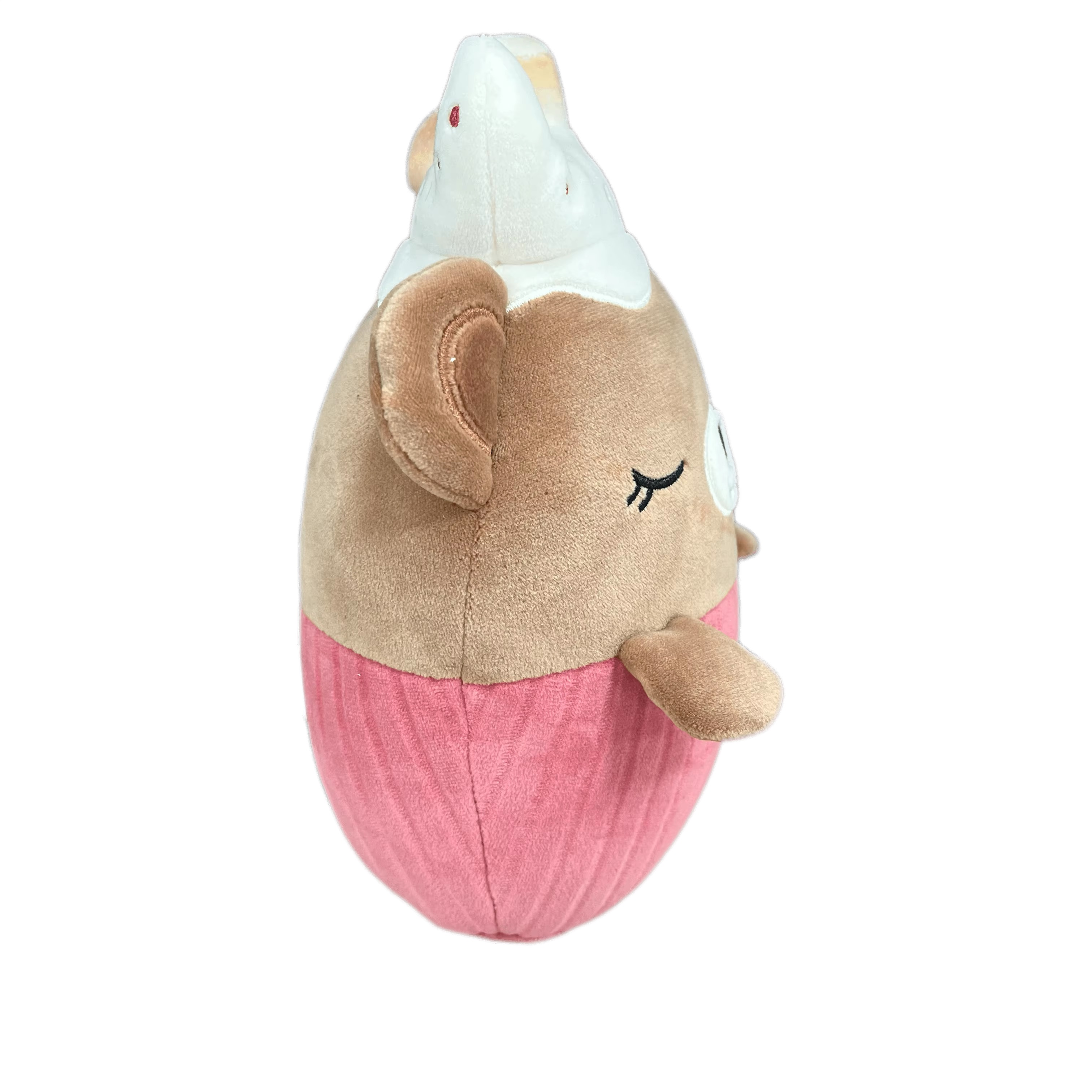 OEM Stuffed Animal Plush Toys Cute Pink Brown Bear Toys Super Soft PP Cotton Stress Relief Children's Gift for Party/Birthday