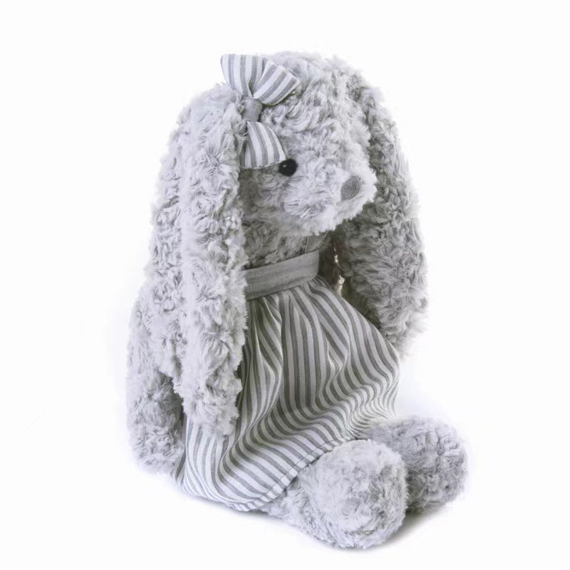 New Style Customize Large Popular Choice Grey Soft Rabbit Plush Toys Kids Friendly Stuffed Animals Plush Toys Christmas Present