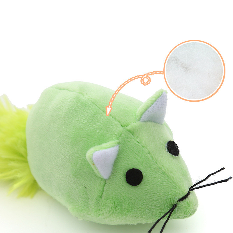 Wholesale Cute Interactive Plush Cat Mouse Toy Movement Pet Toy