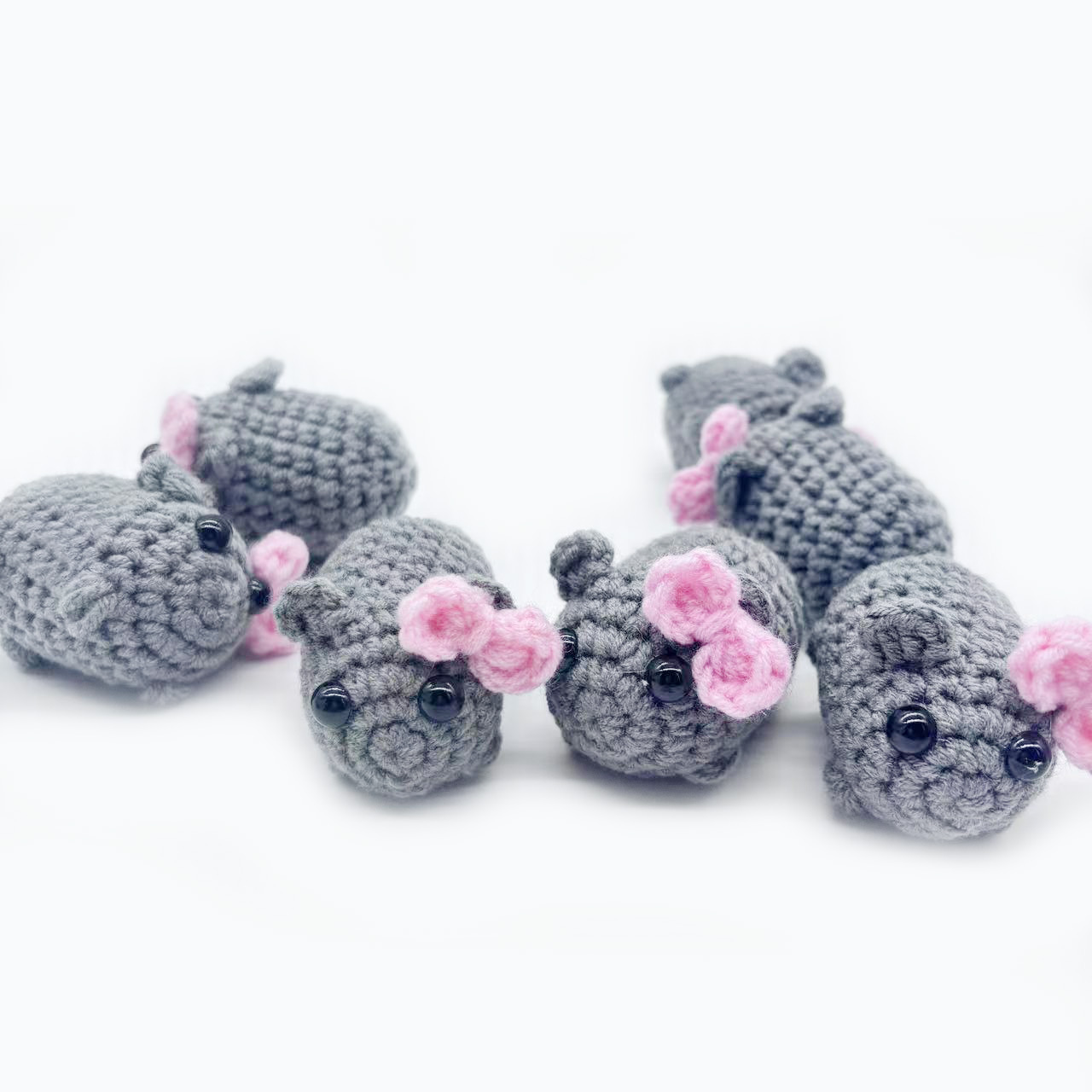 Hot Selling Cute Mini Stuffed Animals Knitted Plush Key Chain Charm Sad Hamster Meme Keychain Plush Toy