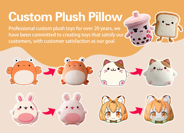 Custom Plush Pillows Showcase
