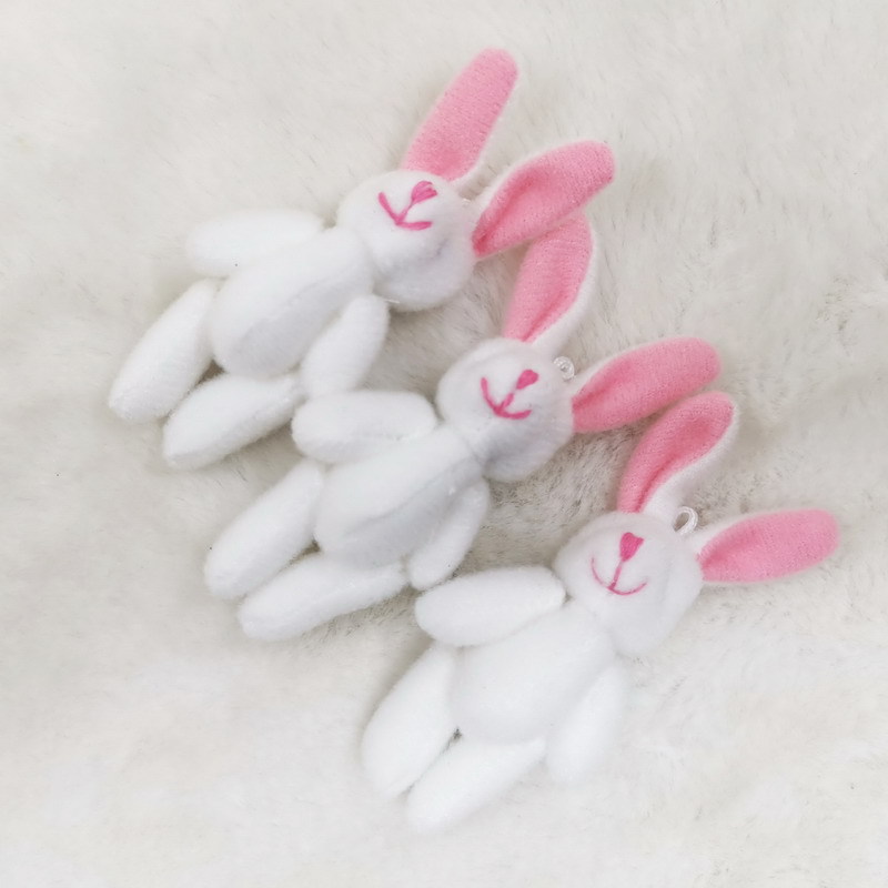 HOT SELLING Bunny Plush Rabbit Stuffed Animal Toy with UV Printing and PP Cotton for DIY
