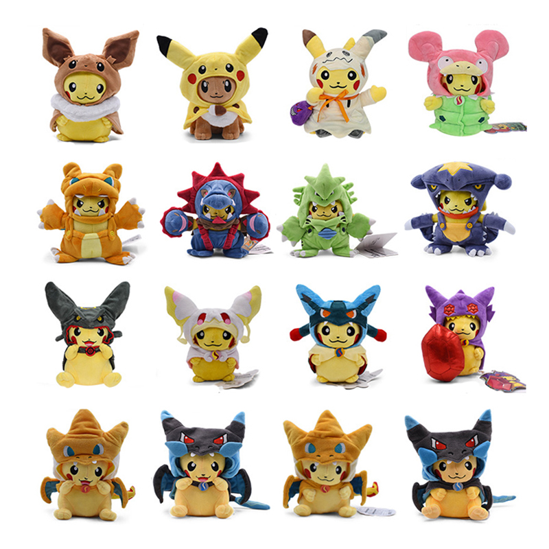 High Quality Kawaii Pok&eacute;mon Plush Figure Toys Custom Stuffed Animals Pikachu Plush Toys for Gifts &amp; Claw Machine