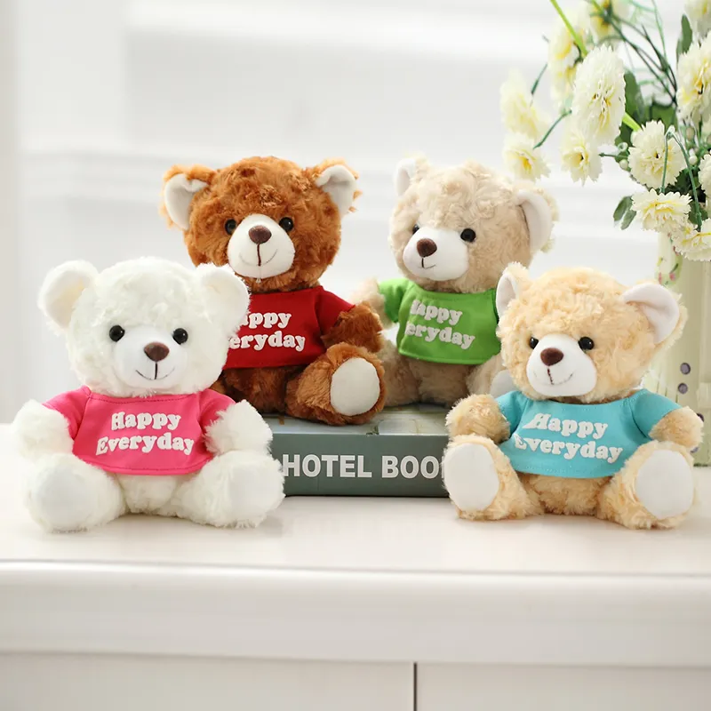 Wholesale Custom Plush Teddy Bear Stuffed Animal Toy Cute Soft Mini Small Kawaii Stuffed Fluffy Plush Teddy Bear for Kids
