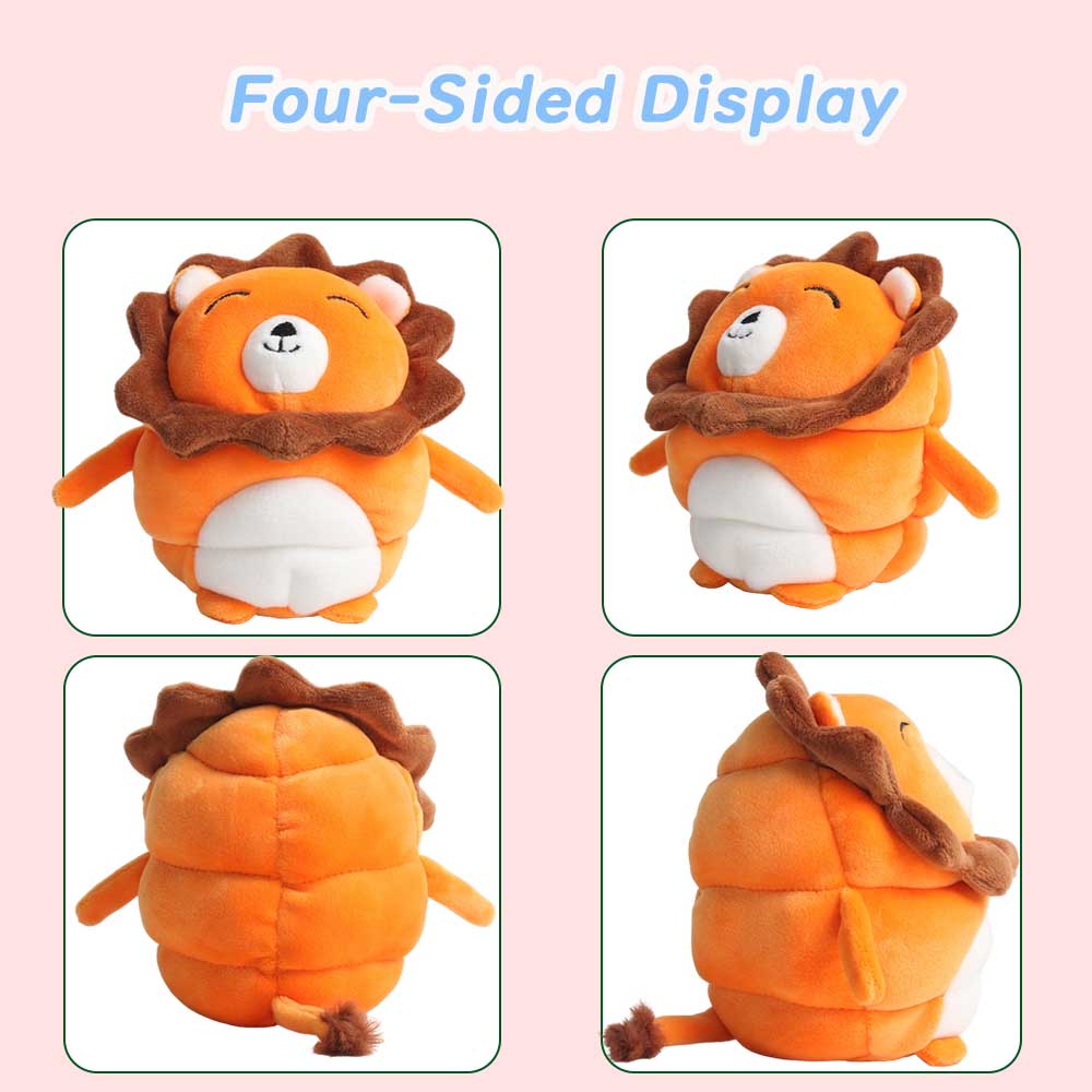 Super Soft Squeeze Toys Custom Plush Toy Stuffed Animal Holiday Gift Set Lion, Octopus, Penguin