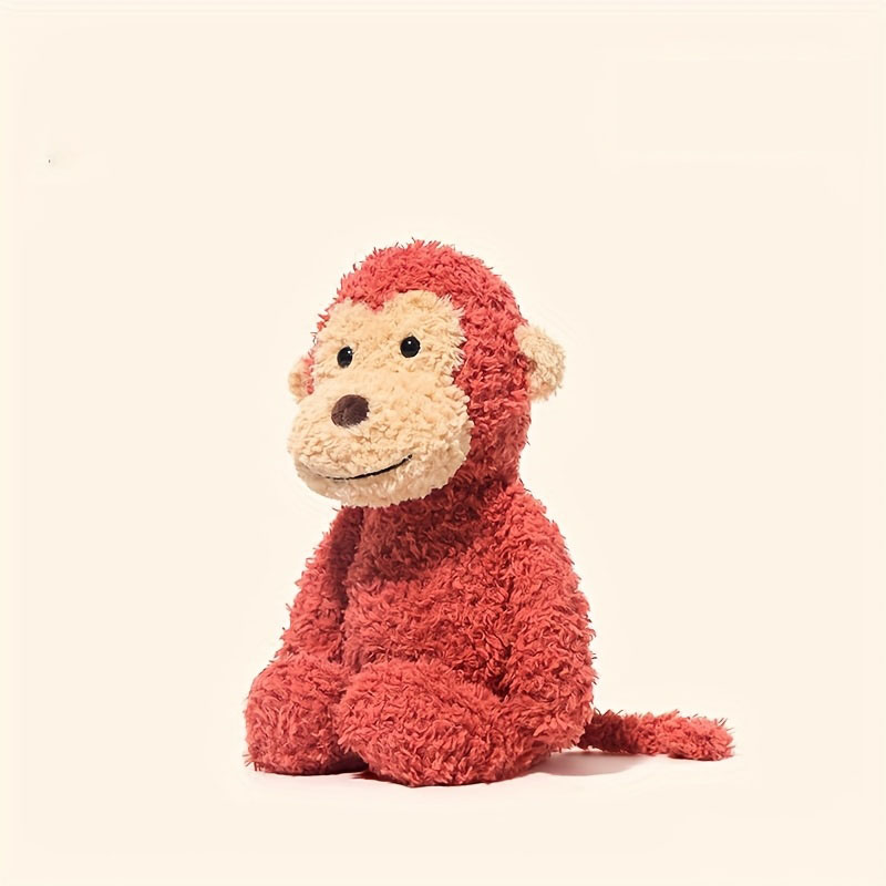 Best Selling Embroidered Soft Plush Animal Toys Cute High Quality Stuffed Animals Moving Ears Customizable PP Cotton for Kids