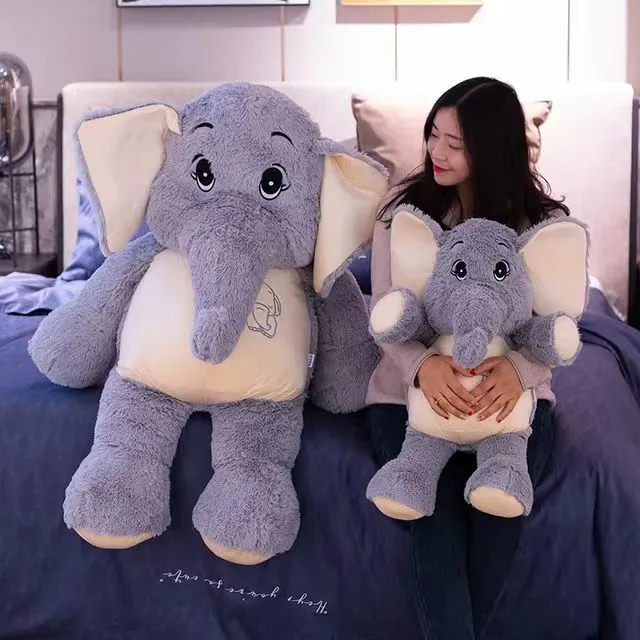 Plush Giant Elephant Toy Side View