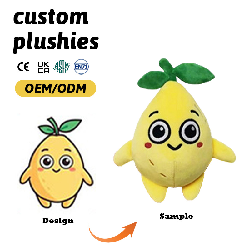 Personalized Custom Stuffed Doll Soft Short Plush Fabric Birthday Baby Shower Gift Non-toxic Custom Plush Toy