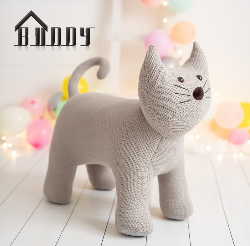 Cat Toy Kids Handmade Cat Stuffed Plush Toy for Women Kids Cat Lover Christmas Gift