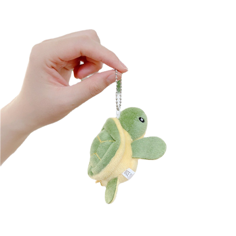 Custom Cute Turtle Cotton Plush Keychain Fashionable Wholesale Bulk Key Doll Toys