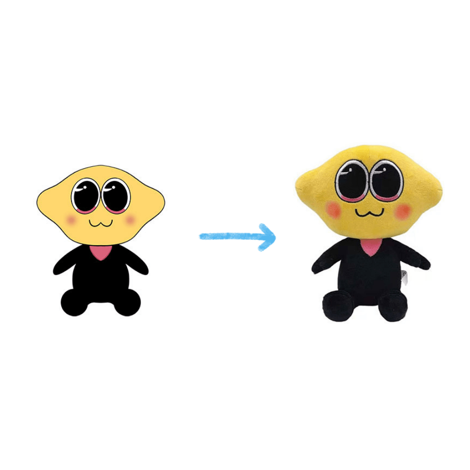Customize Company Logo Cartoon Artwork Design Character Talking Plush Cloth Mascot Toy with Sound Box