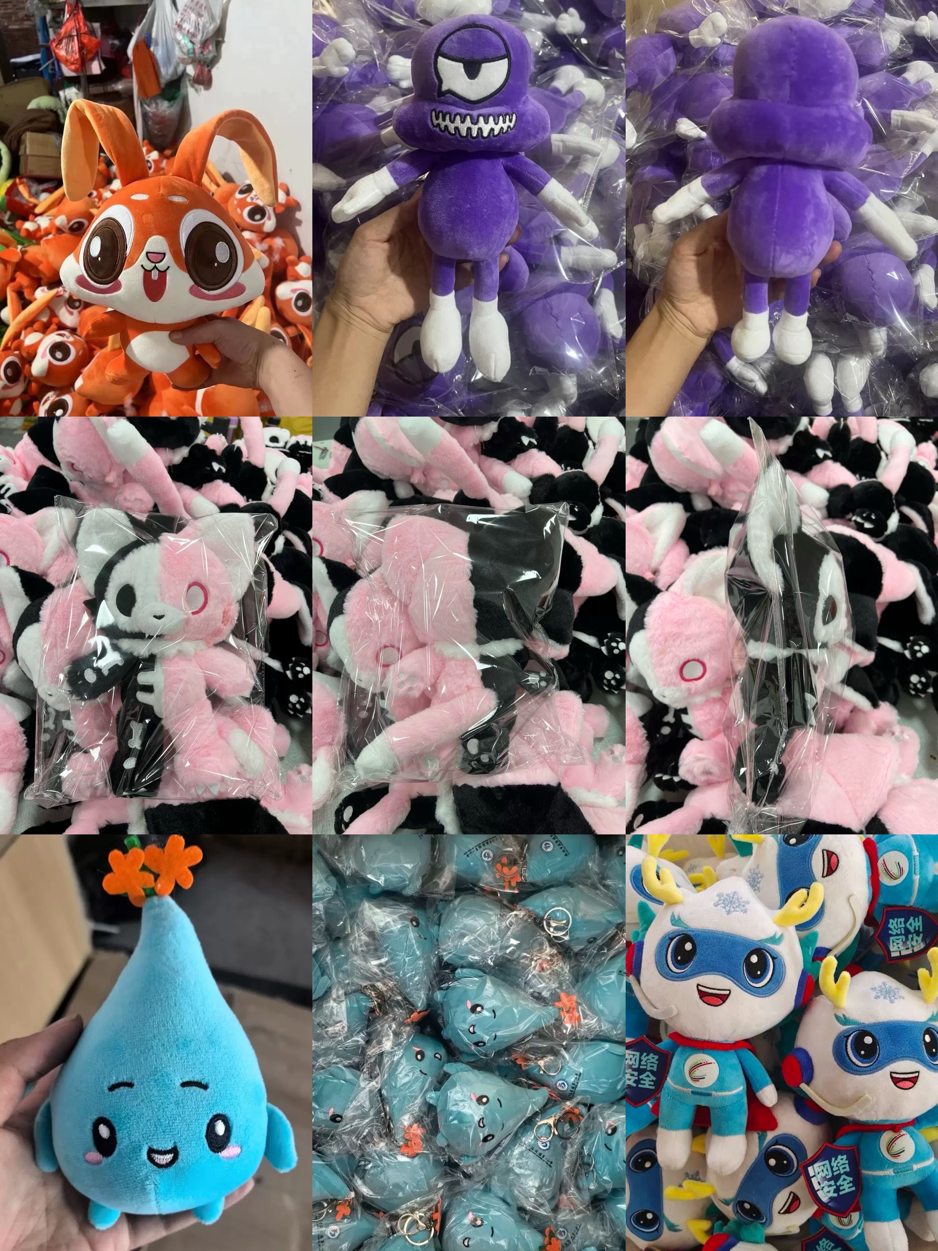 Bespoke Corporate Mascot Plush Doll High Quality Stuffed Animal Customized Character Toy for Business Opening Anniversary