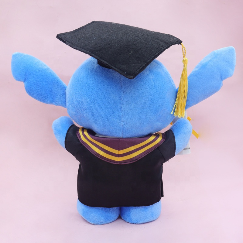 New Stitches Graduation Stuffed Animal Toys 25cm 35cm Stitches Graduation Plush Toys