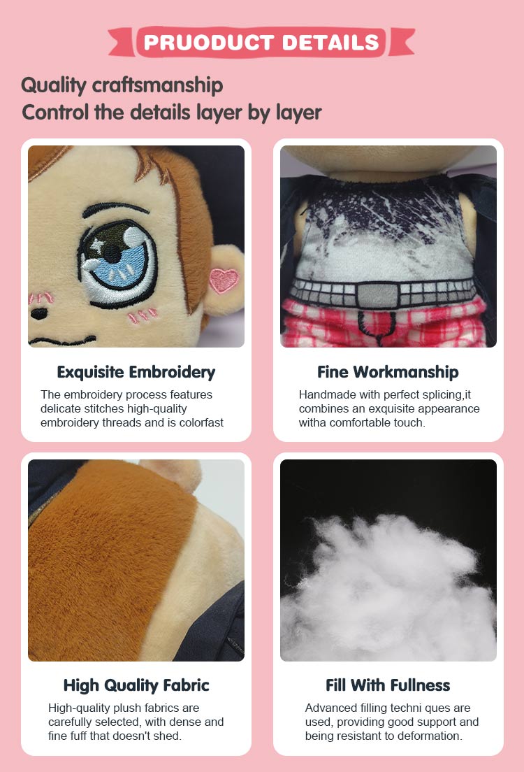 Custom Plush Toy Detail 1