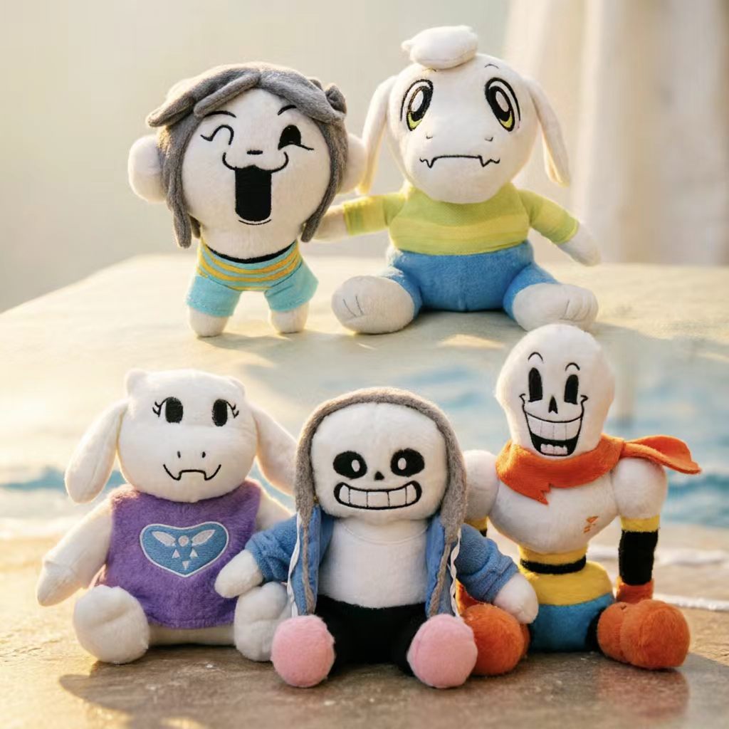Game Character Undertale Sans Plush Stuffed Toys Papyrus Frisk Chara Temmie Plush Animal Toys Stuffed Animals PP Cotton Filled