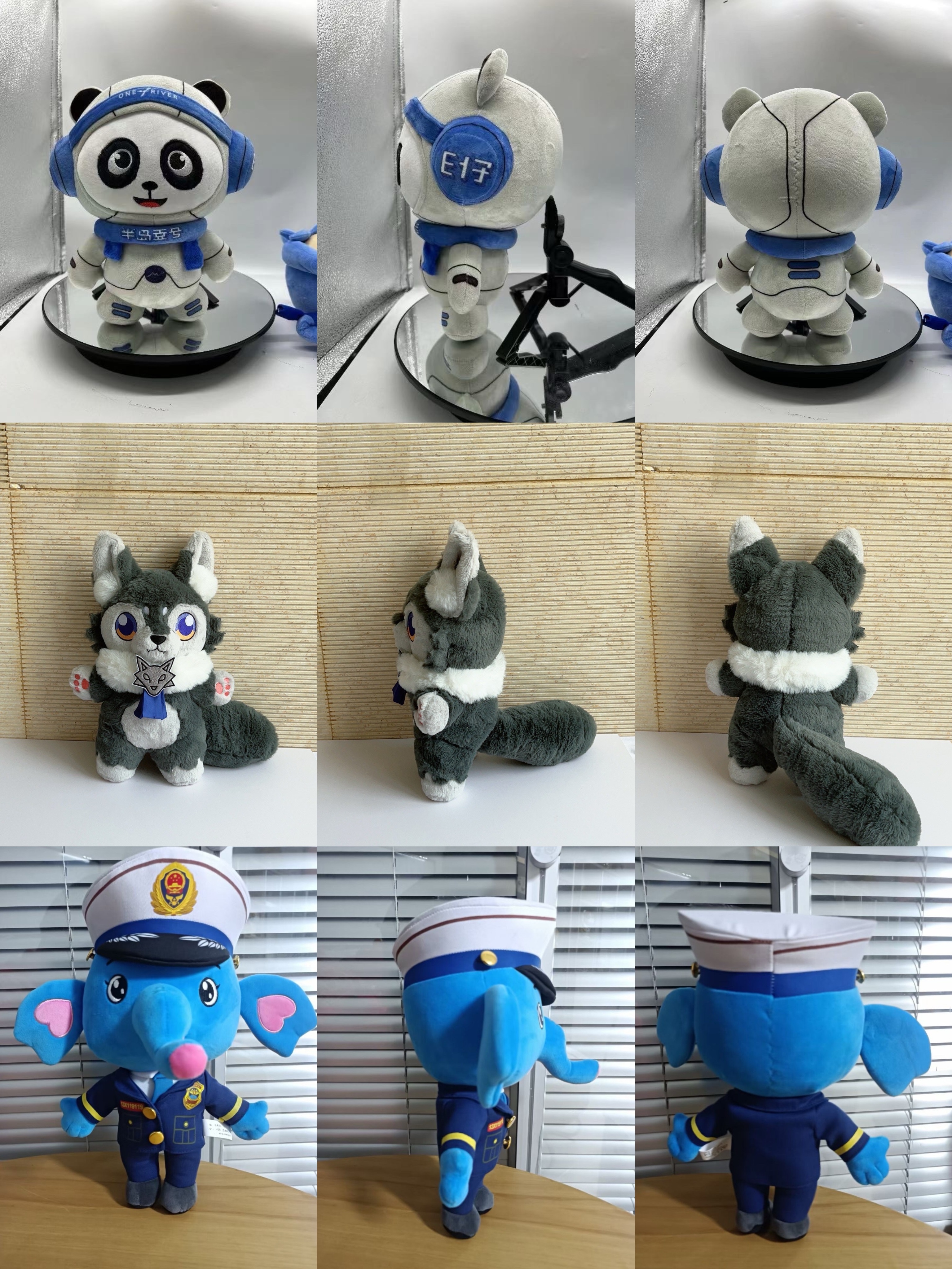 Bespoke Corporate Mascot Plush Doll High Quality Stuffed Animal Customized Character Toy for Business Opening Anniversary