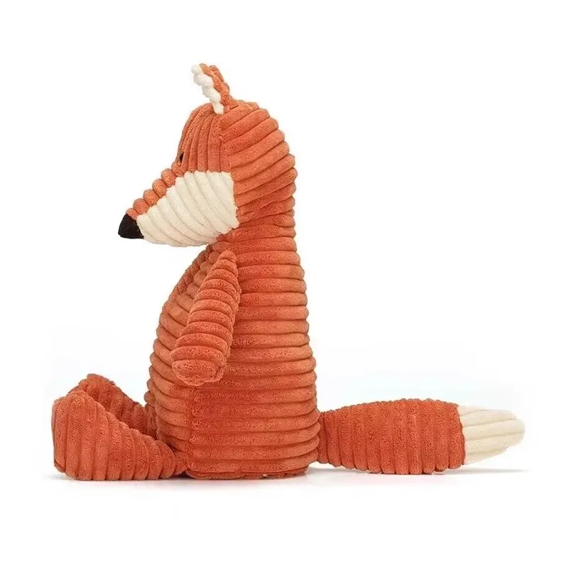 Orange Fox Doll OEM Handmade Soft Plush Toys for Kids