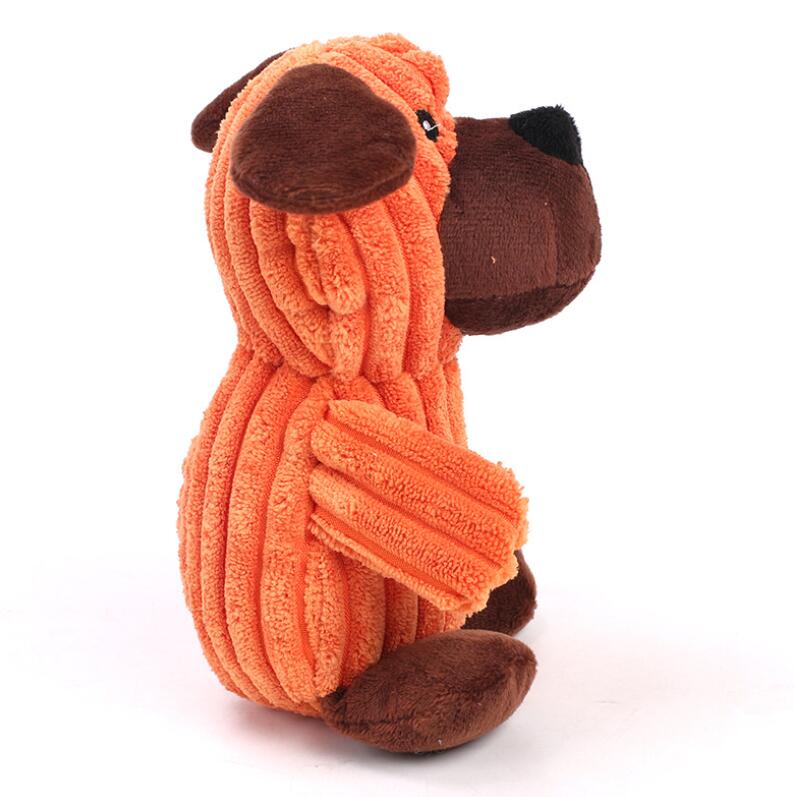 Custom Smart Eco-Friendly Velvet Interactive Squeaky Plush Pet Dog Toy