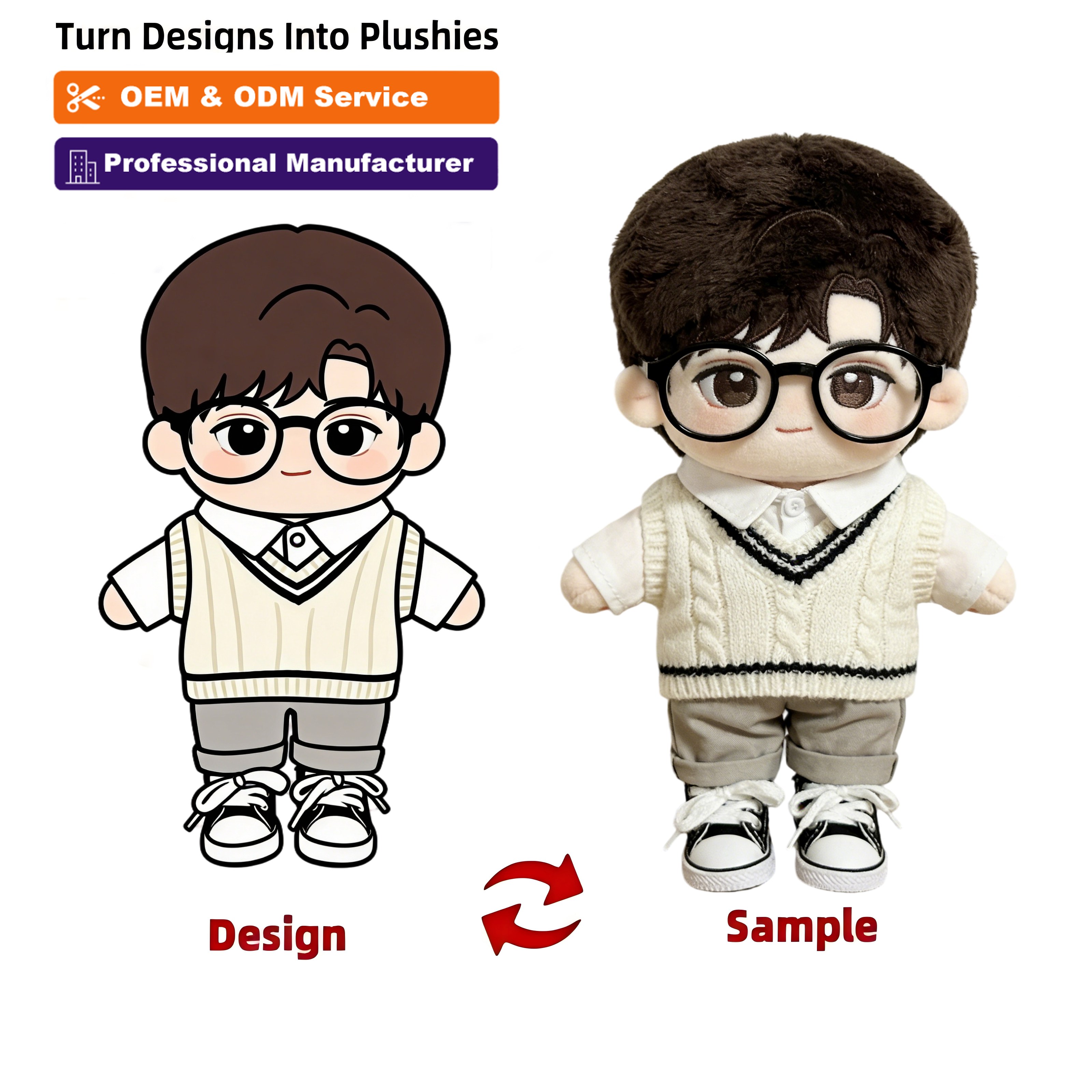 Customized Plush Toys High Quality Plush Toys for Cute and Soft Little Girls Customized Plush Character Dolls