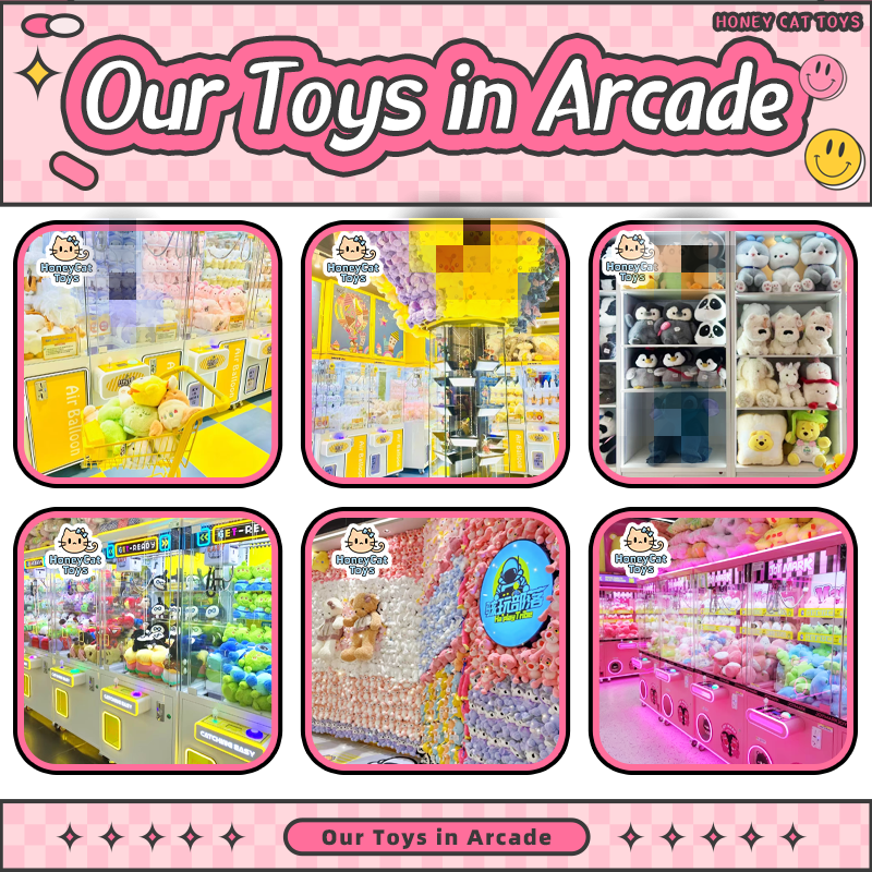 Cheap Wholesale Small Size Doll Claw Machine Toys Plush Mini Claw Cranes Machine Toy Stuffed Animal Plush Toys Bulk