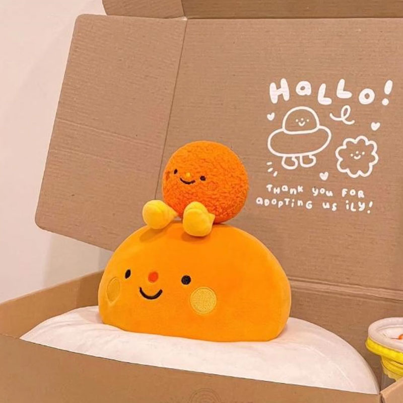 Kawaii Anti-stress Ball Shape 10cm Small Plushie Soft Kids Safety Plush Toy LOW MOQ Custom Stuffed Animal Keychain