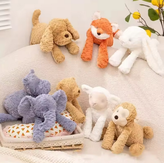 Fun Series Plush Toys - Various Animal Plush Toys with Cute Animal Shapes, Cuddle Plush Toys Suitable for Festival Gifts