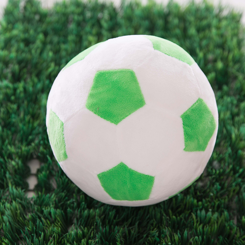 Custom Logo Pet Plush Toys Stuffed Soft Ball Football Child Toy for Kids