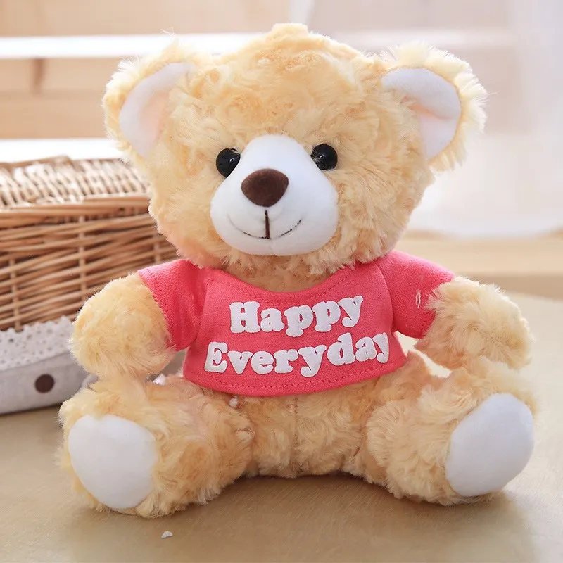 Wholesale Custom Plush Teddy Bear Stuffed Animal Toy Cute Soft Mini Small Kawaii Stuffed Fluffy Plush Teddy Bear for Kids