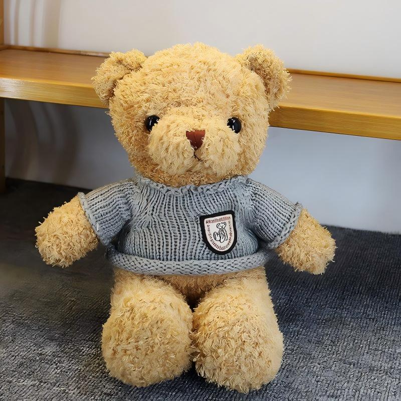 Shengye New Trending Customizable Logo 30cm Bear Plush Doll Keychain for Gift Giveaway Company Promotion Stuffed Animal Toy