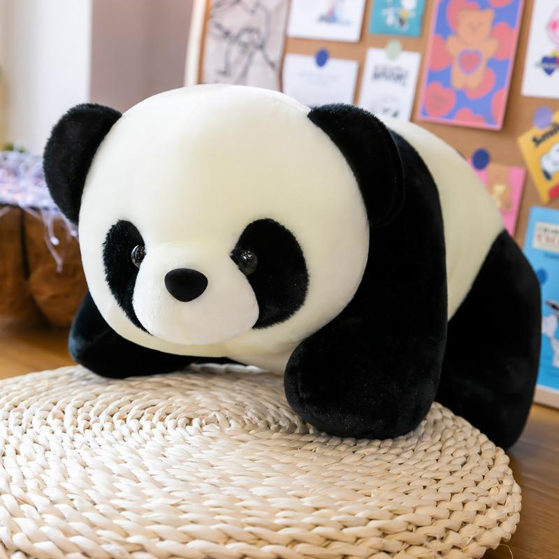 Wholesale Price Personalized Promotional Promotion Advertising Gift Custom Design Super Soft Animals Doll Toys Cute Cartoon Bespoke Stuffed Plush Panda Factory