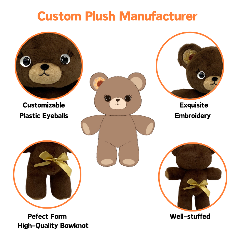 Custom Character Plushie from Design Stuffed Animal Personalized Stuffed Animals Soft Toy Manufacturer Plush Toys Custom