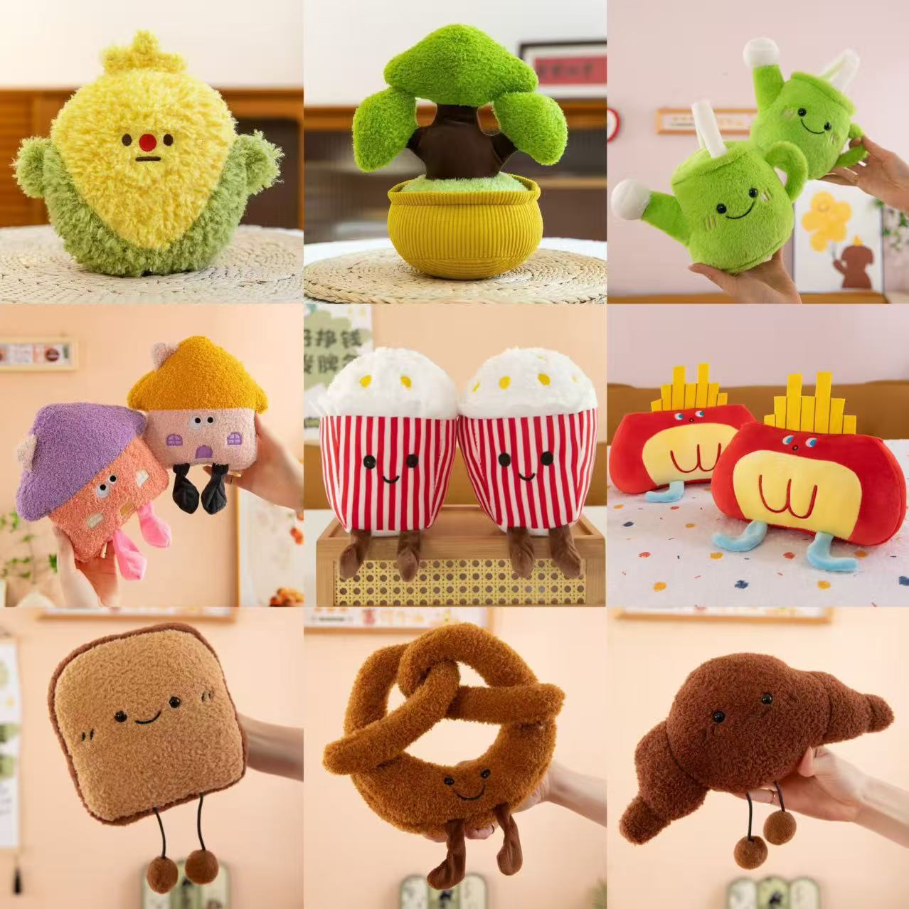 New 8inch Cheap Plush Toys Claw Machine Small Doll Stuffed Animals Toys Children's Birthday Gift Wedding Celebration Doll