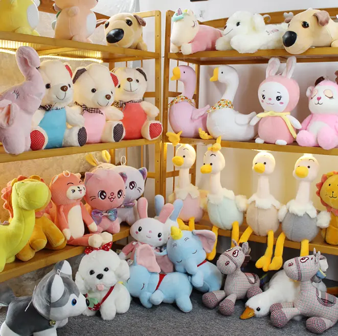 Kids Gift Unisex Soft Stuffed Plush Dolls Bulk Wholesale Cute PP Cotton Animals Toy by Plush Toy Manufacturer ODM Supply