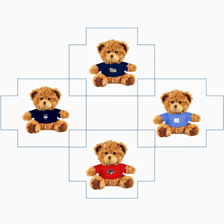 Custom Promotional Items Christmas Teddy Bear Plush Kids Stuffed Soft Toy
