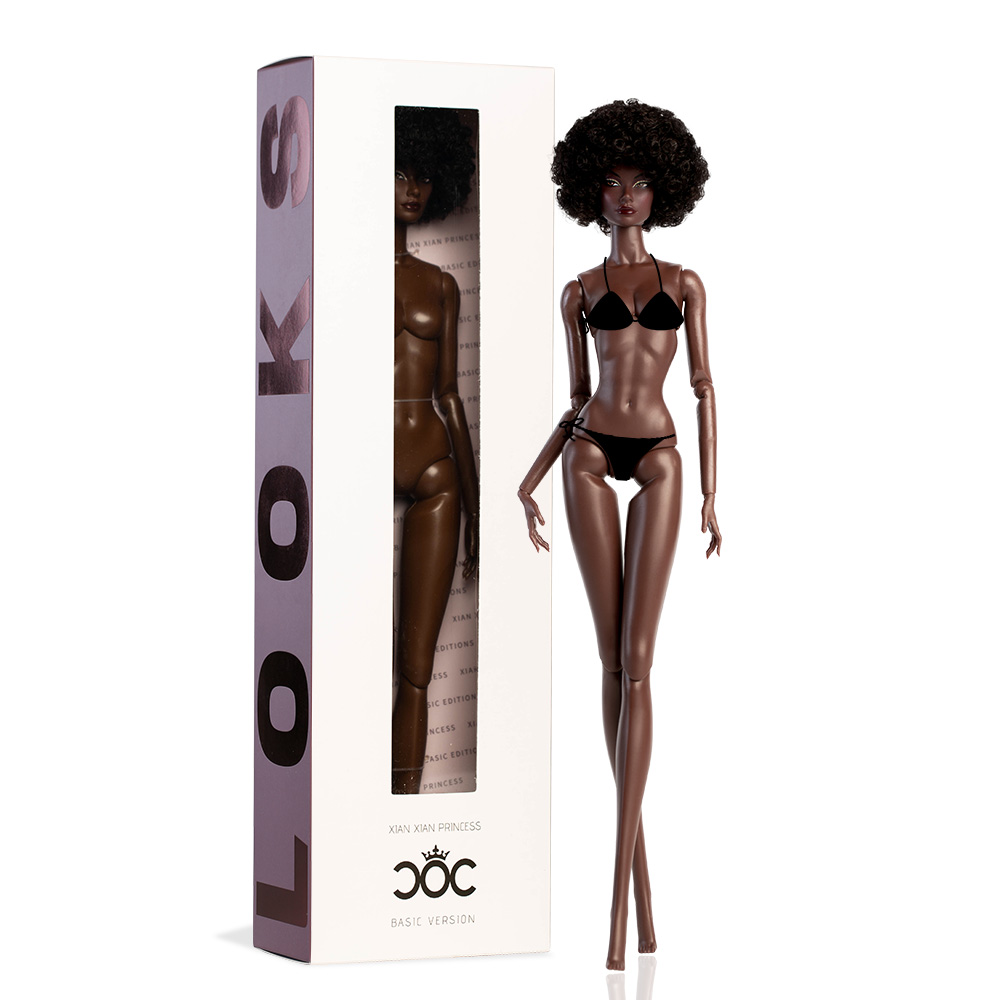 XIANXIAN Factory Charcoal Skin Tone Jointed ELARA Fashion Doll ( Edition)-Vinyl Model Toy Soft Toy