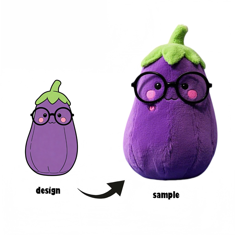 Custom High Quality OEM ODM Custom Soft Plush Toy Plant Design PP Cotton Filled Manufacturer