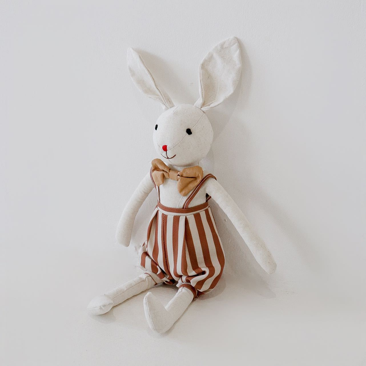 CPC Cute Long-Eared Rabbit Doll PP Cotton Eco-friendly Soft Plush Toy Babies Appeasing Sleeping Stuffed Animal Birthday Gift