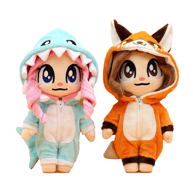Wholesale Custom Rag Doll Soft Plush Dolls Bear Toys Stuffed Toy Character Animal