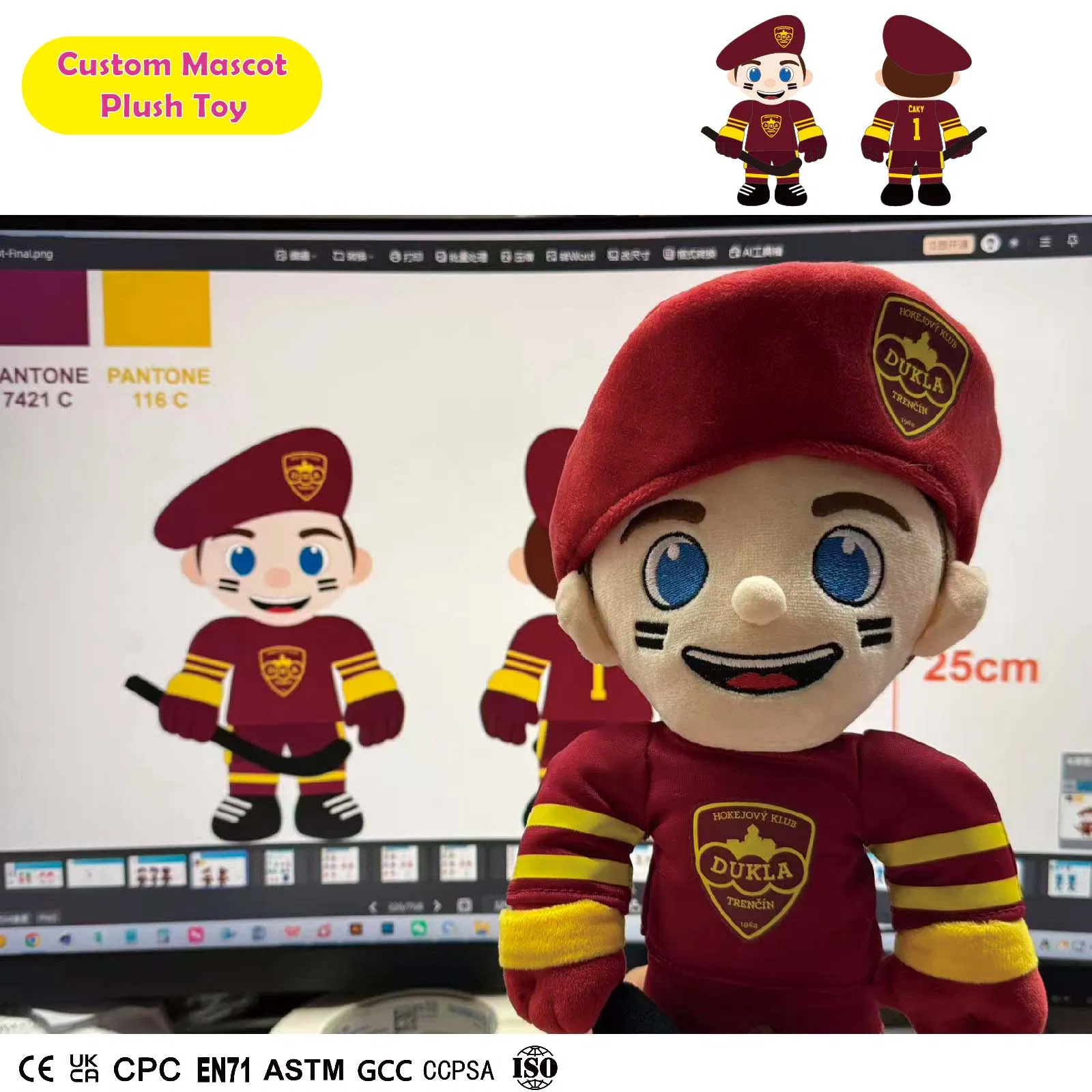 OEM ODM Custom Stuffed Animal Plush Toy Mascot High Quality Plushies