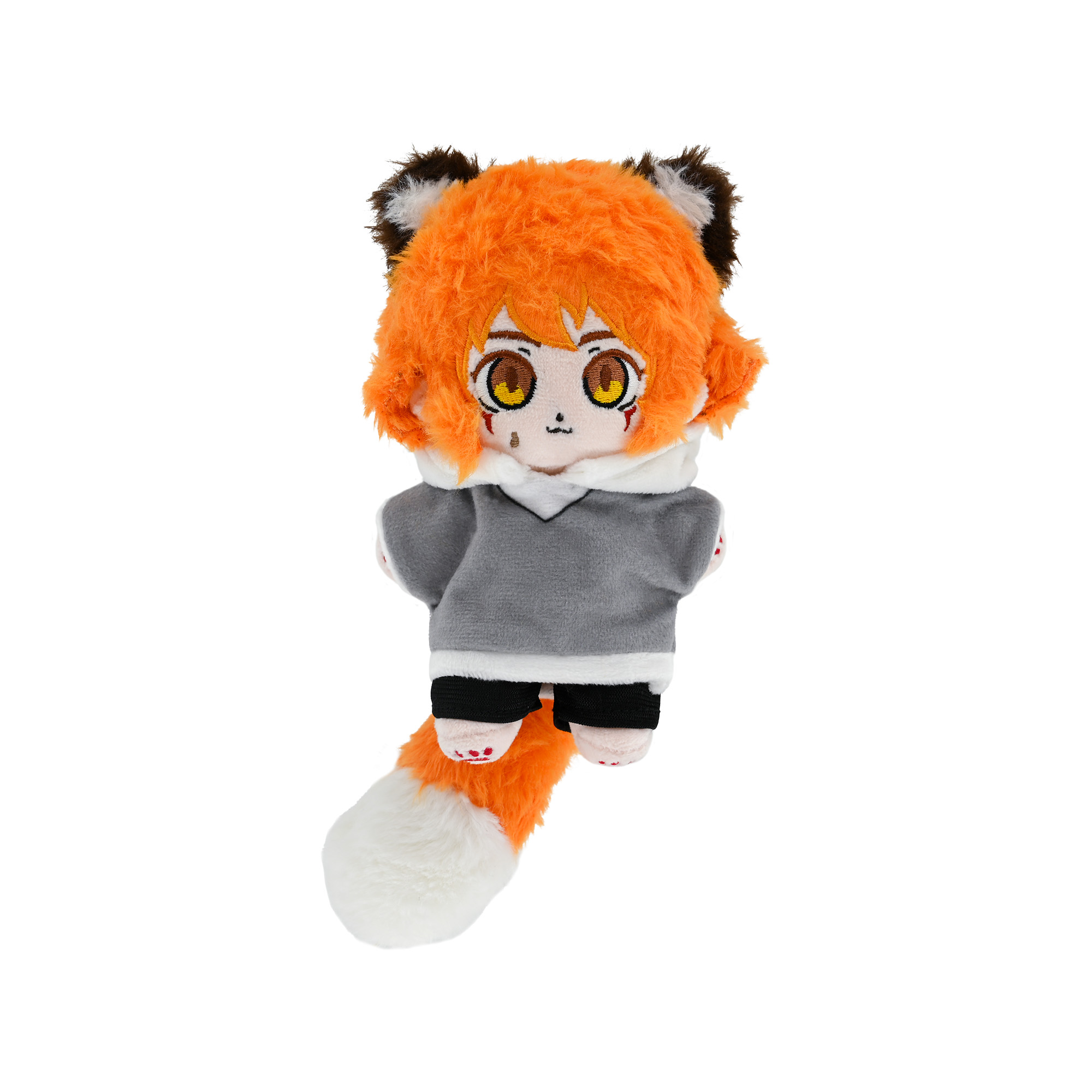 Custom Cartoon Soft Toy Doll Furry Plush Personalized Anime Fox Character with Removable Clothes
