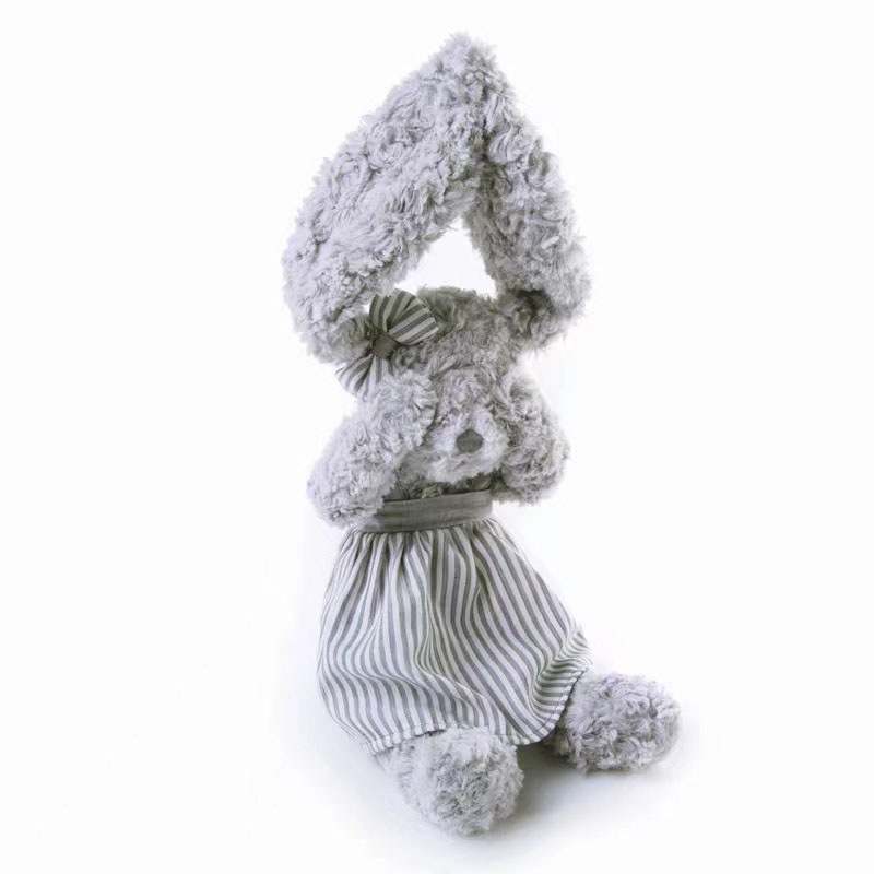 New Style Customize Large Popular Choice Grey Soft Rabbit Plush Toys Kids Friendly Stuffed Animals Plush Toys Christmas Present
