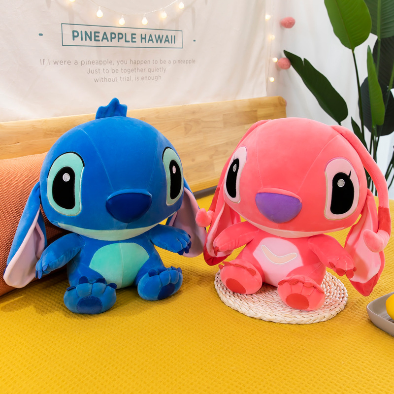 Giant Lilo &amp; Stitch Couple Models Cartoon Stuffed Plushies Anime Claw Machine Arcade Plush Toys Doll for Kawaii Kids Birthday Gift