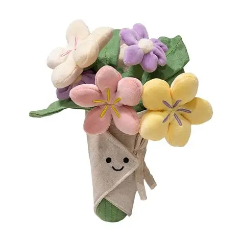 Hot Sales Plush Flower Colorful Beautiful Flower Gift Plush Toy Promotional Gift