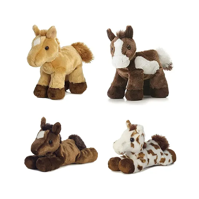 Kawaii Stuffed Animal Plush Toy Handmade Plush Horse Toy